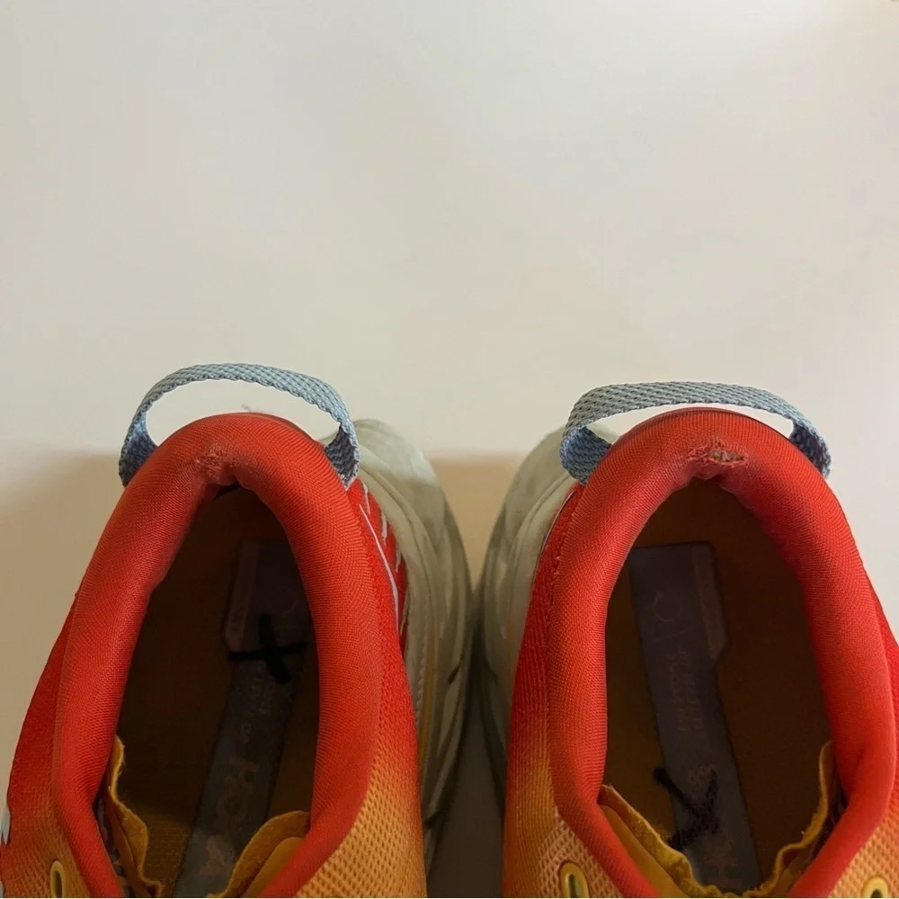 Hoka bondi X fiesta amber yellow